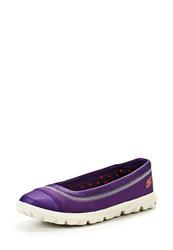 Слипоны женские Skechers SK261AWLU715, фиолетовые