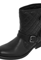 Женские полусапожки на низком каблуке Guess FL4SOF-LEP10-BLACK, черные