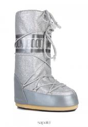 Женские сапоги-луноходы Moon Boot 14011600, серебристые