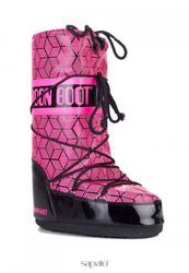 Женские сапоги-луноходы Moon Boot 14017800, розовые