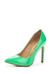 Туфли на каблуке-шпильке Vitacci VI060AWAJW67, зеленые лаковые