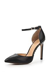 Женские туфли на каблуке Grand Style GR025AWAPS81, черные кожаные