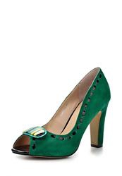 Женские туфли на каблуке с открытым носом Vitacci VI060AWBCX55, зеленые 