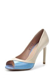 Туфли на высоком каблуке Sinta SI293AWBDE11, бежево-голубые (кожа)