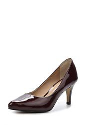Женские лаковые туфли на каблуке Tervolina TE007AWAQI05, коричневые (кожа)
