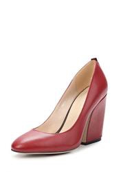 Туфли на толстом каблуке Laura Valorosa LA948AWCOV65, красные кожаные