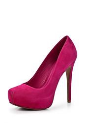 Туфли на платформе и каблуке Schutz SC963AWCMO24, розовые замшевые