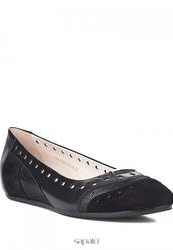 купить Балетки на танкетке Francesco Donni 049SK-T51-02A20, черные фото Балетки на танкетке Francesco Donni 049SK-T51-02A20, черные