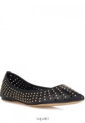 купить Балетки женские Tom Tailor 5496901, черные с заклепками (кожа) фото Балетки женские Tom Tailor 5496901, черные с заклепками (кожа)