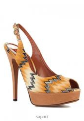 купить Босоножки на платформе и высоком каблуке Missoni VM033, мультицвет фото Босоножки на платформе и высоком каблуке Missoni VM033, мультицвет