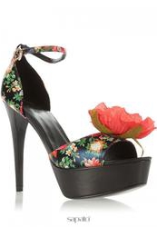 купить Босоножки на платформе и каблуке CVCover 7018-709 (A2195), цветные фото Босоножки на платформе и каблуке CVCover 7018-709 (A2195), цветные