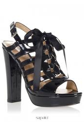 купить Босоножки на платформе и каблуке Lena Milan BH1295-L613-BY420, черные фото Босоножки на платформе и каблуке Lena Milan BH1295-L613-BY420, черные