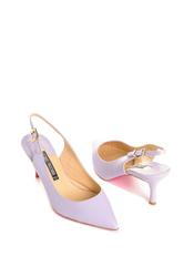 купить Босоножки с закрытым носом LUCIANO PADOVAN LCC381, сиреневые/каблук фото Босоножки с закрытым носом LUCIANO PADOVAN LCC381, сиреневые/каблук