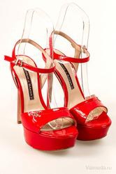 купить Босоножки на платформе и каблуке N.J.B. NJB-5138Е4А, красные фото Босоножки на платформе и каблуке N.J.B. NJB-5138Е4А, красные