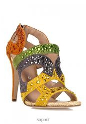 купить Босоножки женские на каблуке Richmond 2703, разноцветные фото Босоножки женские на каблуке Richmond 2703, разноцветные