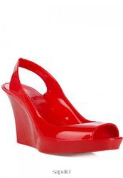 купить Босоножки на платформе Kartell 078/10, красного цвета фото Босоножки на платформе Kartell 078/10, красного цвета