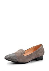 купить Лоферы женские Covani CO012AWAPH05, серо-коричневые/каблук фото Лоферы женские Covani CO012AWAPH05, серо-коричневые/каблук