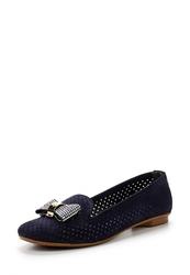 купить Лоферы женские Grand Style GR025AWAPT08, темно-синие фото Лоферы женские Grand Style GR025AWAPT08, темно-синие