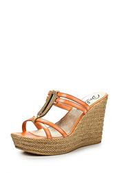 купить Сабо женские на платформе Dali DA002AWBHM39, оранжевые фото Сабо женские на платформе Dali DA002AWBHM39, оранжевые
