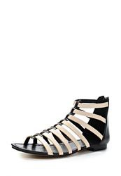 купить Сандалии женские летние Inario IN029AWBEA35, черно-бежевые фото Сандалии женские летние Inario IN029AWBEA35, черно-бежевые