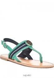 купить Сандалии летние женские Tommy Hilfiger FW56816799, сине-зеленые фото Сандалии летние женские Tommy Hilfiger FW56816799, сине-зеленые