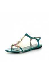 купить Женские летние сандалии Just Couture, зеленого цвета фото Женские летние сандалии Just Couture, зеленого цвета