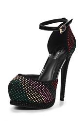 купить Босоножки на высоком каблуке ARZOmania AR204AWBMJ03, черные/цветные стразы фото Босоножки на высоком каблуке ARZOmania AR204AWBMJ03, черные/цветные стразы