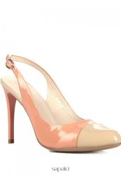 купить Босоножки с закрытым носом Calipso 252-06-TH-10-LK, коралловые/бежевые фото Босоножки с закрытым носом Calipso 252-06-TH-10-LK, коралловые/бежевые