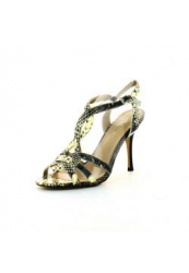 купить Босоножки женские на каблуке HCS, черные/мультицвет фото Босоножки женские на каблуке HCS, черные/мультицвет