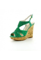 купить Босоножки на платформе Just Couture, зеленого цвета фото Босоножки на платформе Just Couture, зеленого цвета