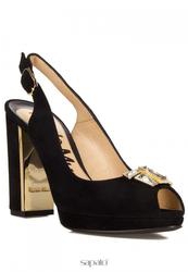 купить Босоножки на толстом каблуке Nando Muzi 9137 LUNA APERTA TOC, черные фото Босоножки на толстом каблуке Nando Muzi 9137 LUNA APERTA TOC, черные