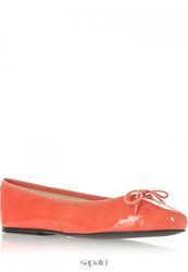 купить Балетки женские Hirica Zoe, коралловые (лаковая кожа) фото Балетки женские Hirica Zoe, коралловые (лаковая кожа)