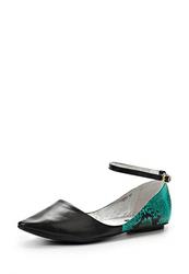 купить Балетки женские Vitacci VI060AWAJU37, черные/зеленые фото Балетки женские Vitacci VI060AWAJU37, черные/зеленые