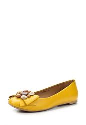 купить Балетки женские Tervolina TE007AWAQI29, желтые из кожи фото Балетки женские Tervolina TE007AWAQI29, желтые из кожи