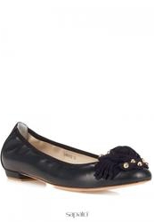 купить Балетки на каблуке S by Santini 310202, черные фото Балетки на каблуке S by Santini 310202, черные
