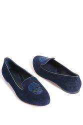 купить Балетки ALEXANDER McQUEEN 294034/WHAA2C/4074, темно-синие фото Балетки ALEXANDER McQUEEN 294034/WHAA2C/4074, темно-синие