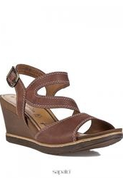 купить Босоножки на танкетке Tamaris 1-1-28328-22-311/220, коричневые фото Босоножки на танкетке Tamaris 1-1-28328-22-311/220, коричневые