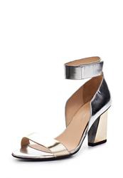 купить Босоножки на толстом каблуке United Nude UN175AWAIP10, золотые фото Босоножки на толстом каблуке United Nude UN175AWAIP10, золотые