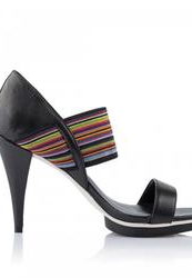 купить Босоножки на каблуке United Nude, черные/цветные фото Босоножки на каблуке United Nude, черные/цветные
