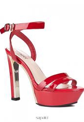 купить Босоножки на толстом каблуке Vitacci 58535, красные/платформа фото Босоножки на толстом каблуке Vitacci 58535, красные/платформа