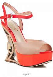 купить Босоножки на платформе Vitacci 43248, бежевые/красные фото Босоножки на платформе Vitacci 43248, бежевые/красные