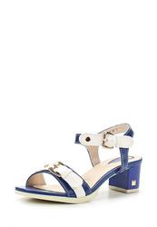 купить Босоножки на толстом каблуке Wilmar WI064AWAPY71, белые/синие фото Босоножки на толстом каблуке Wilmar WI064AWAPY71, белые/синие
