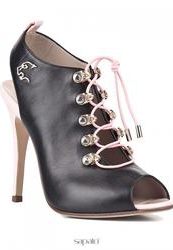 купить Босоножки на высоком каблуке Norma J.Baker 20350000, черные на шнурках фото Босоножки на высоком каблуке Norma J.Baker 20350000, черные на шнурках