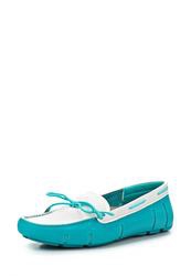 купить Мокасины женские Swims SW195AWBKS55, бирюзовые с белым фото Мокасины женские Swims SW195AWBKS55, бирюзовые с белым