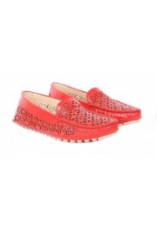 купить Мокасины женские Fabi (Фаби), красные кожаные фото Мокасины женские Fabi (Фаби), красные кожаные