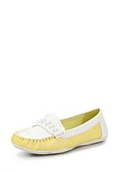 купить Мокасины женские Wilmar WI064AWAPW12, бело-желтые фото Мокасины женские Wilmar WI064AWAPW12, бело-желтые