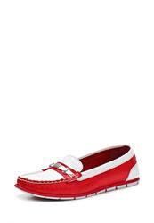 купить Мокасины Dino Ricci DI004AWBCX10, красные с белым фото Мокасины Dino Ricci DI004AWBCX10, красные с белым