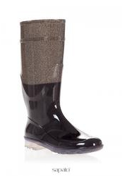 купить Сапоги резиновые женские G&G Lina, черные фото Сапоги резиновые женские G&G Lina, черные