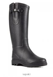 купить Сапоги резиновые женские Aigle AIGLENTINE FUR NOIR, черные фото Сапоги резиновые женские Aigle AIGLENTINE FUR NOIR, черные
