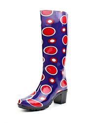 купить Резиновые сапоги женские Mon Ami MO151AWHN961, фиолетовые/красные фото Резиновые сапоги женские Mon Ami MO151AWHN961, фиолетовые/красные